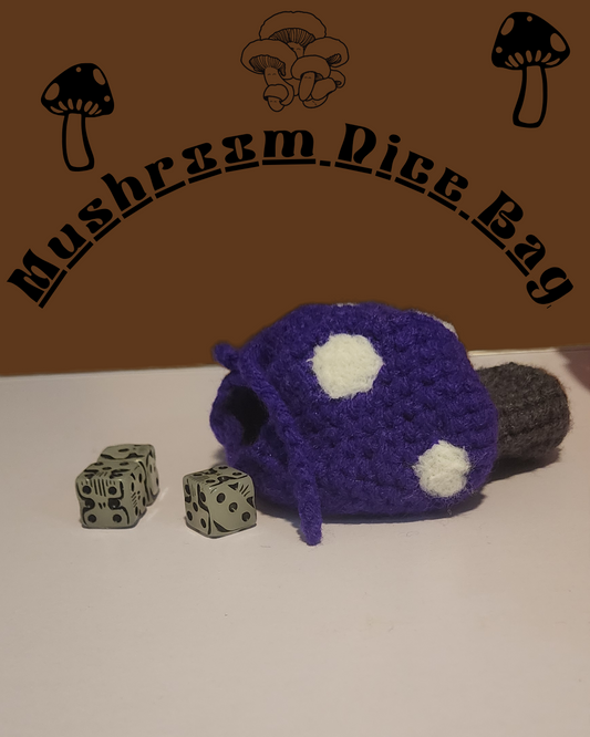 Mushroom Dice Bag