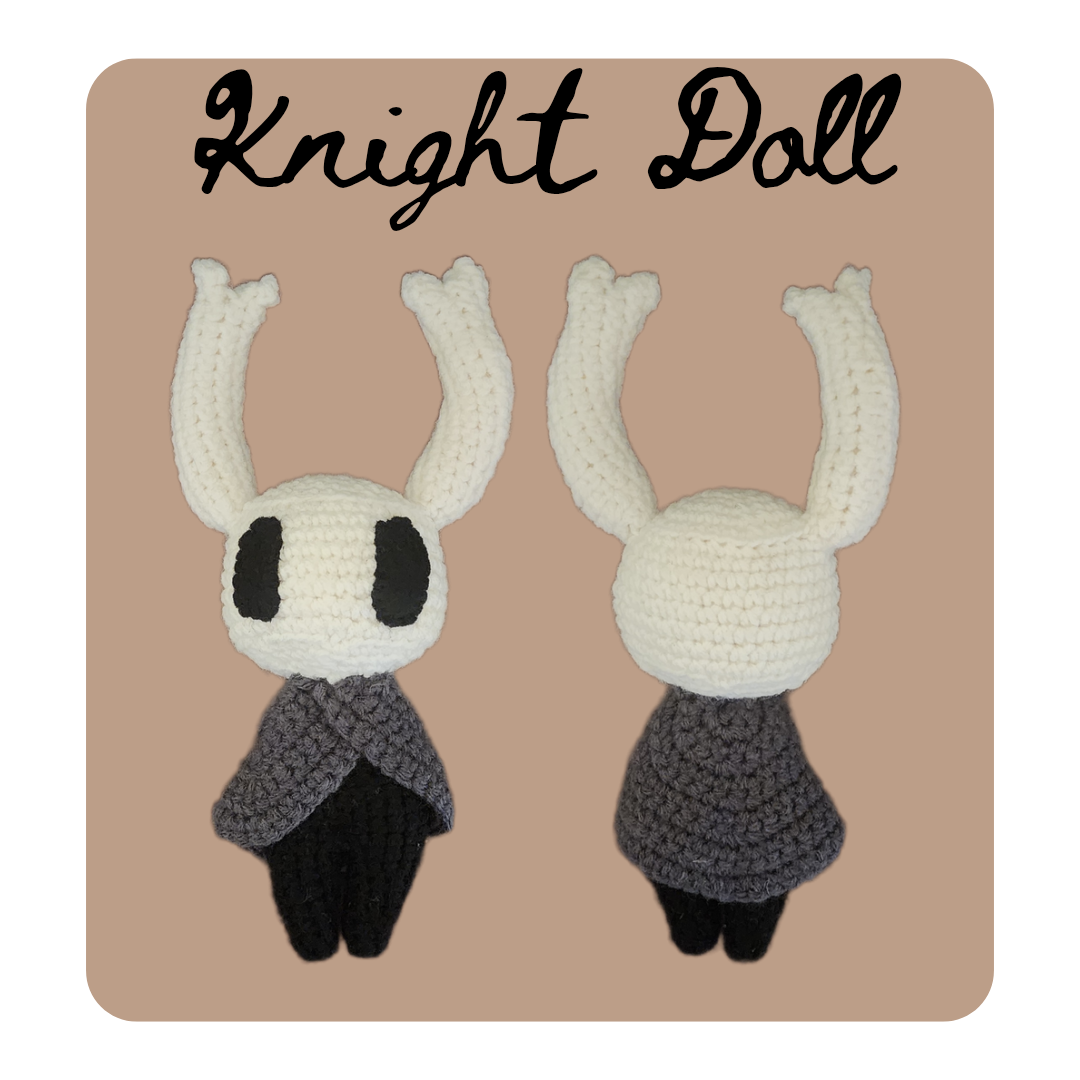 Hollow Knight Crochet Doll