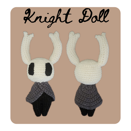 Hollow Knight Crochet Doll