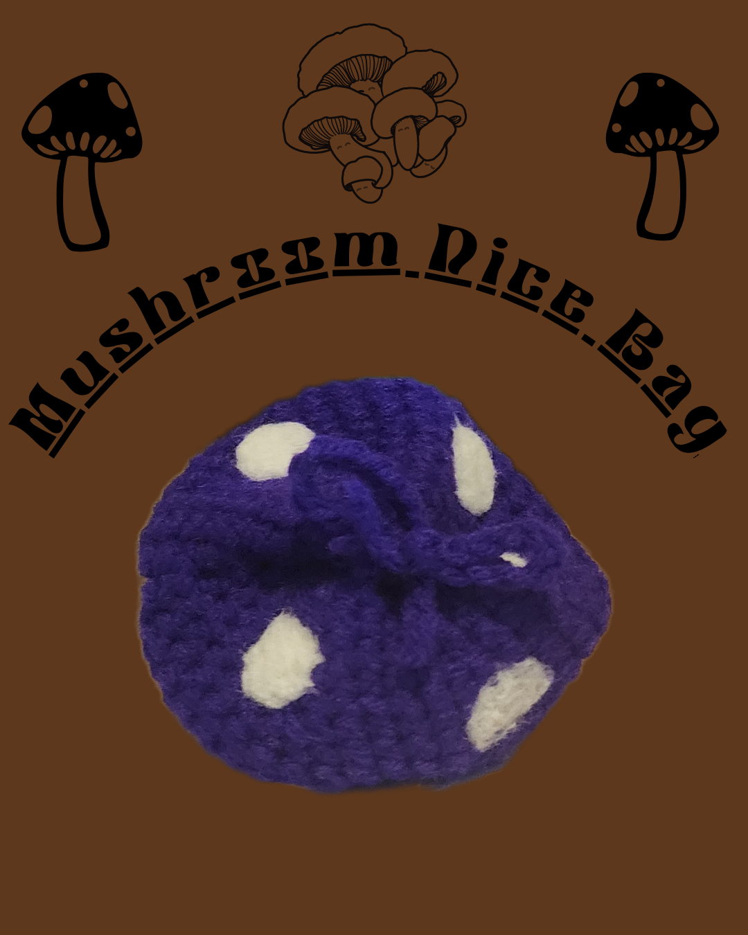 Mushroom Dice Bag